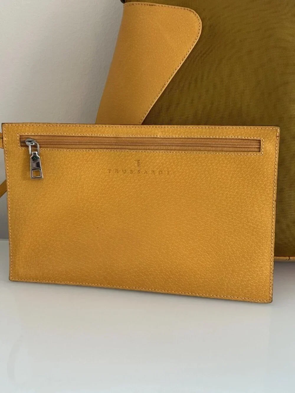 Trussardi vintage mustard